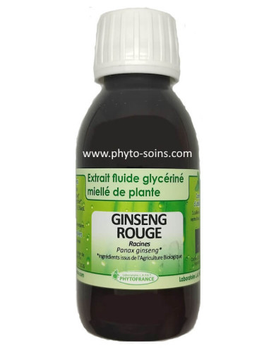 Extrait fluide glycériné miellé de Ginseng blanc BIO