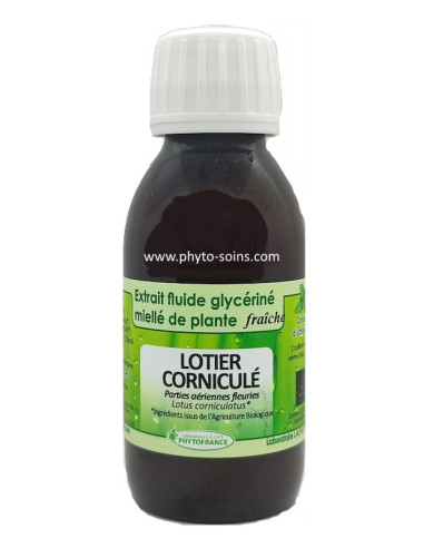 Extrait fluide glycériné miellé de Lotier corniculé fraiche et BIO