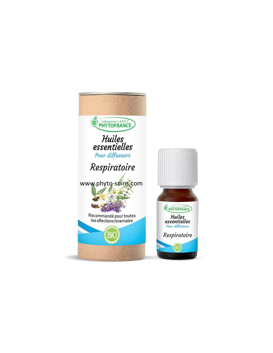 Mélange d'huiles essentielle BIO respiratoire pour diffuseur