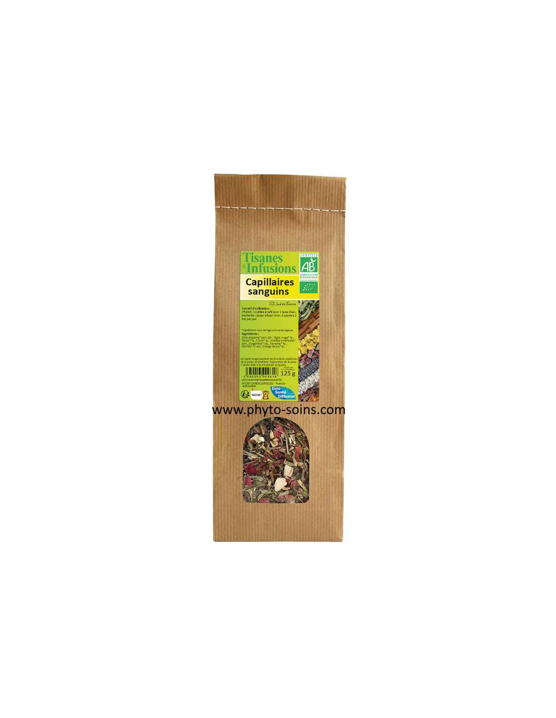 Herboristerie: Tisane BIO Capillaires sanguins