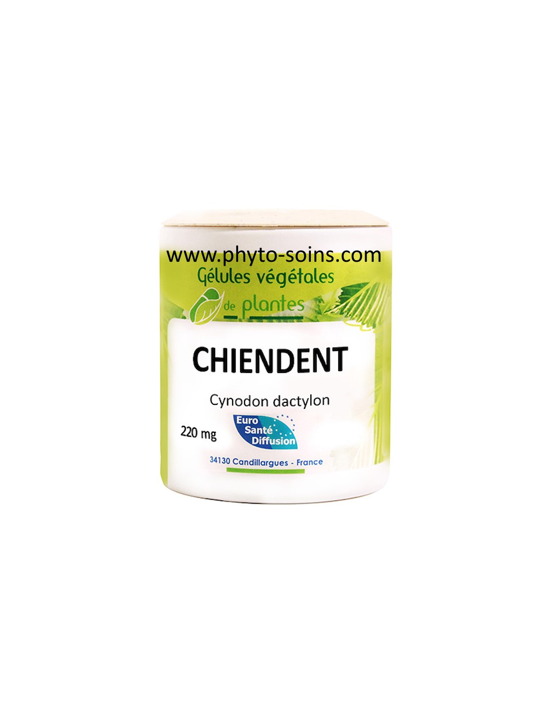 Boite de 100 ou 250 Gélules de Chiendent (Cynodon dactylon) 220mg