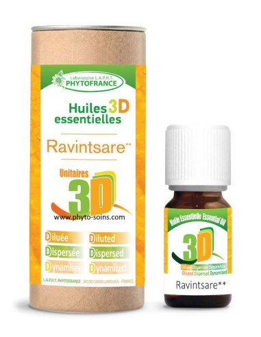 Huile essentielle 3D Ravintsare (solution buvable)- 10ml - phytofrance par phyto-soins