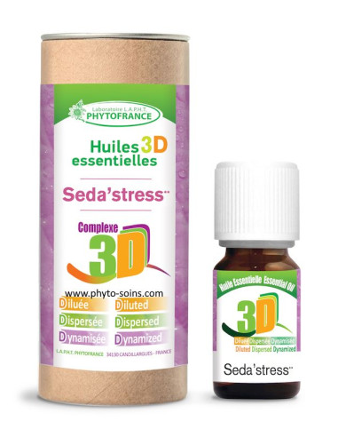 Huiles essentielles 3D: seda'stress 10ml - phytofrance