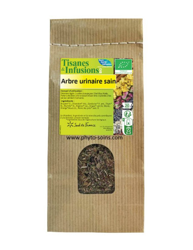 Tisane BIO arbre urinaire sain 140g (45 tasses)