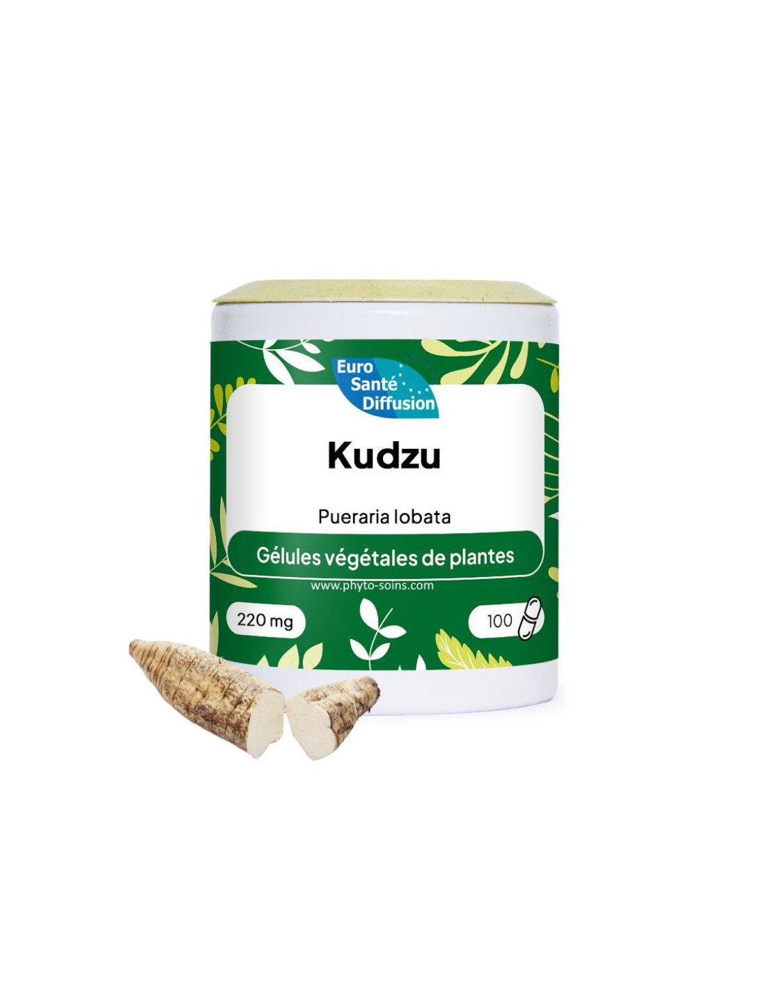 Boite de 100 ou 250 gélules de Kudzu racine 220mg