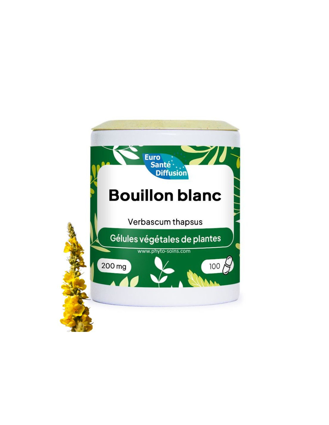 Boite de 100 ou 250 gélules Bouillon blanc 200mg