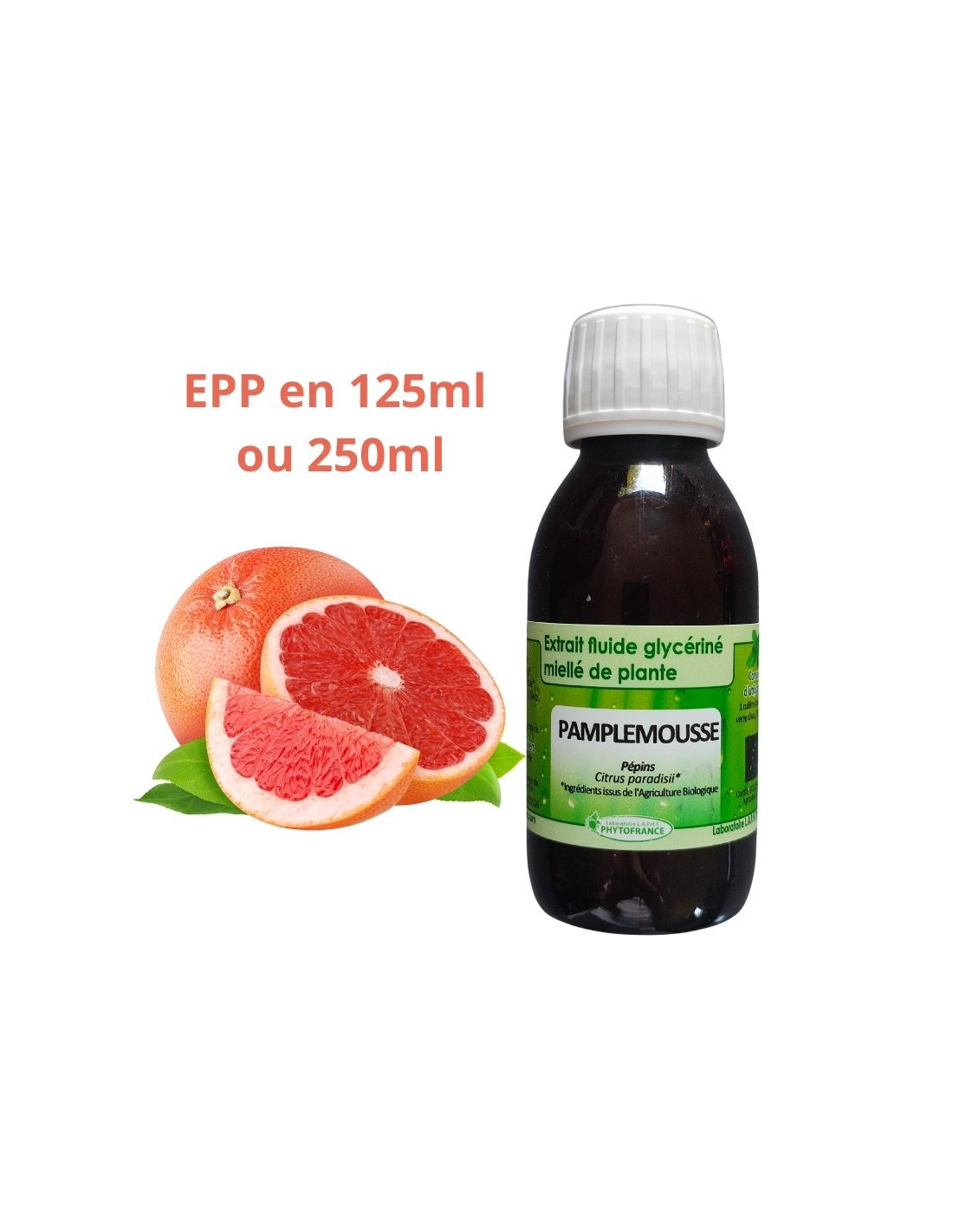 Extrait de pépins de pamplemousse BIO - Phytofrance