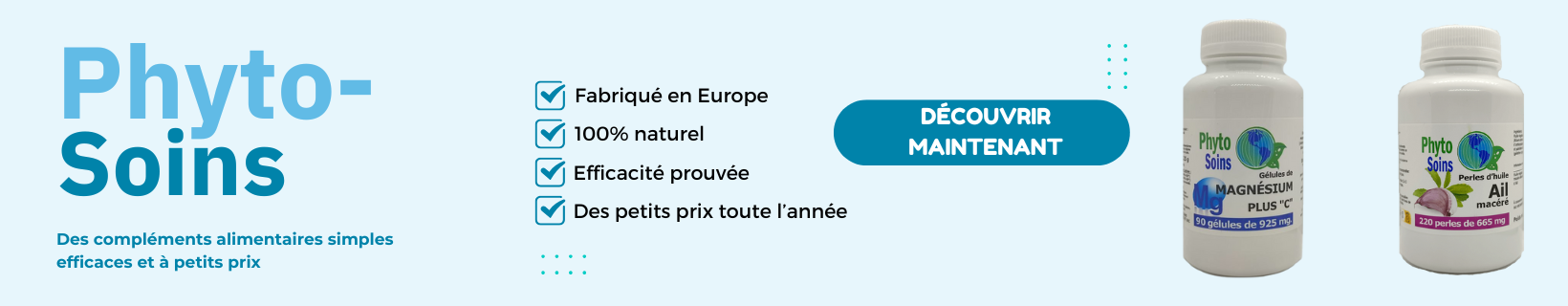 le bon plan compléments alimentaires avec phyto-soins